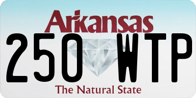 AR license plate 250WTP