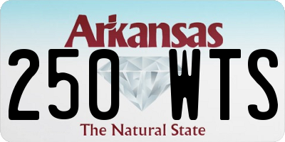 AR license plate 250WTS