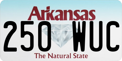AR license plate 250WUC