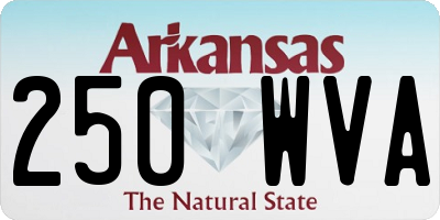 AR license plate 250WVA