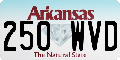 AR license plate 250WVD