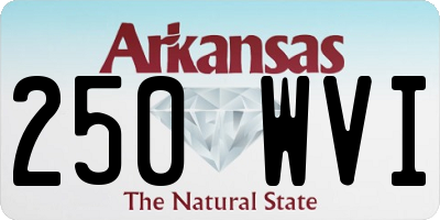 AR license plate 250WVI