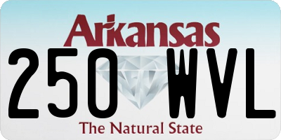 AR license plate 250WVL