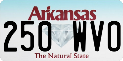 AR license plate 250WVO