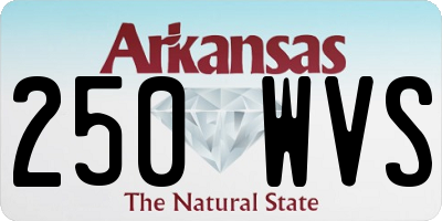 AR license plate 250WVS