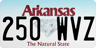 AR license plate 250WVZ