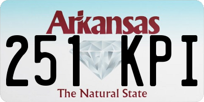 AR license plate 251KPI