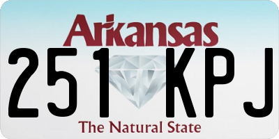 AR license plate 251KPJ