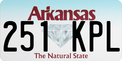 AR license plate 251KPL