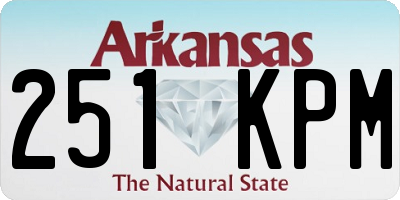 AR license plate 251KPM