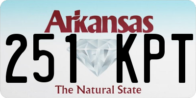 AR license plate 251KPT