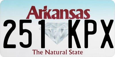 AR license plate 251KPX