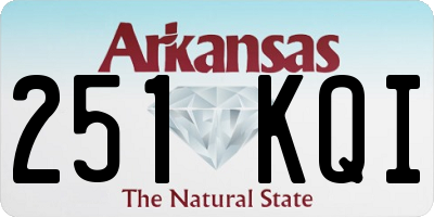 AR license plate 251KQI