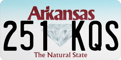 AR license plate 251KQS