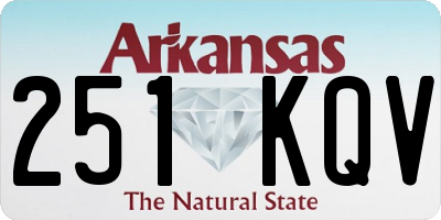 AR license plate 251KQV