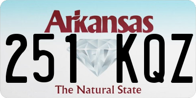 AR license plate 251KQZ