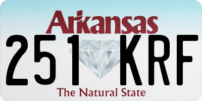 AR license plate 251KRF