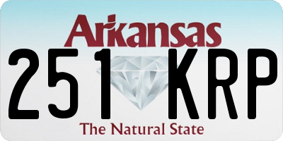 AR license plate 251KRP