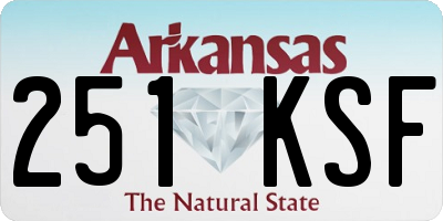AR license plate 251KSF