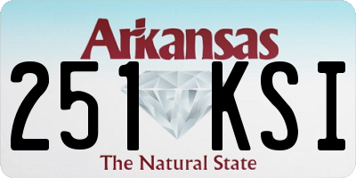 AR license plate 251KSI
