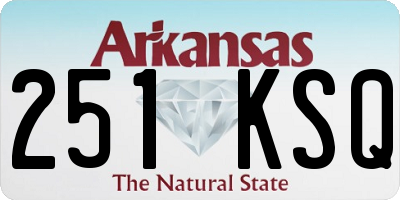 AR license plate 251KSQ