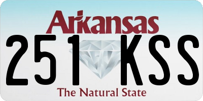 AR license plate 251KSS