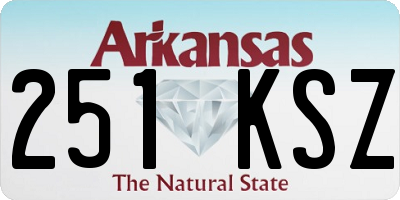 AR license plate 251KSZ