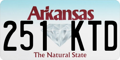 AR license plate 251KTD
