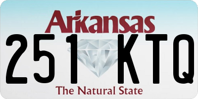 AR license plate 251KTQ