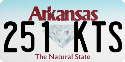 AR license plate 251KTS