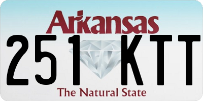 AR license plate 251KTT