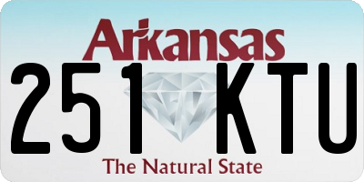 AR license plate 251KTU