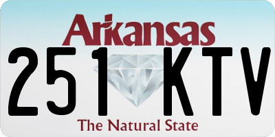 AR license plate 251KTV