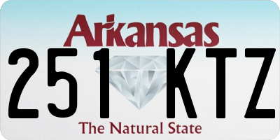 AR license plate 251KTZ