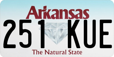AR license plate 251KUE