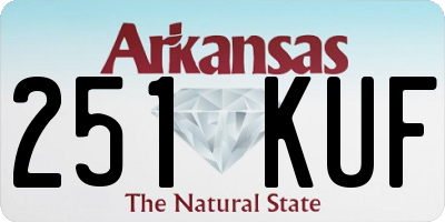 AR license plate 251KUF