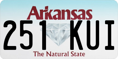 AR license plate 251KUI