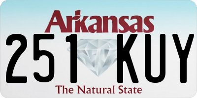 AR license plate 251KUY