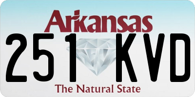 AR license plate 251KVD