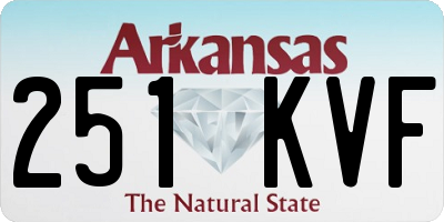 AR license plate 251KVF