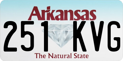 AR license plate 251KVG