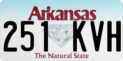 AR license plate 251KVH
