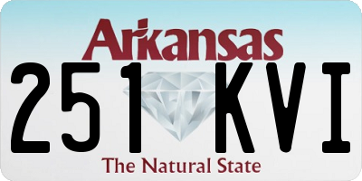 AR license plate 251KVI