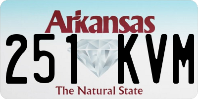 AR license plate 251KVM