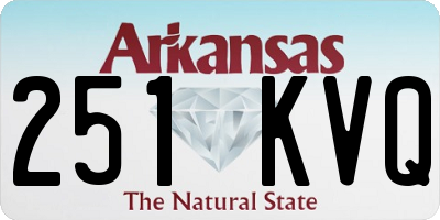 AR license plate 251KVQ