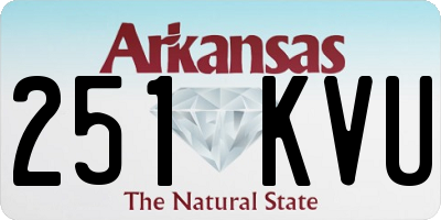 AR license plate 251KVU