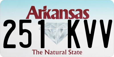 AR license plate 251KVV