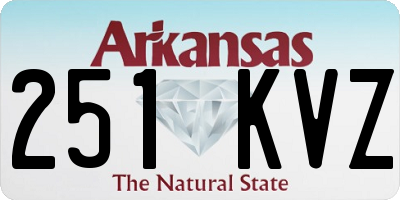 AR license plate 251KVZ
