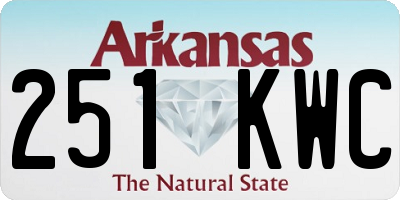 AR license plate 251KWC