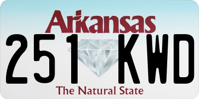 AR license plate 251KWD